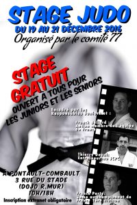 Stage Comité 77 JUNIORS / SENIORS @ Dojo Dojo R. MUR